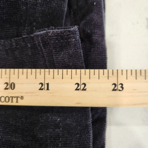 JESSICA Button Up Corduroy Jacket Blazer Lined Mock Collar - Black - Women's 8 - Picture 11 of 12